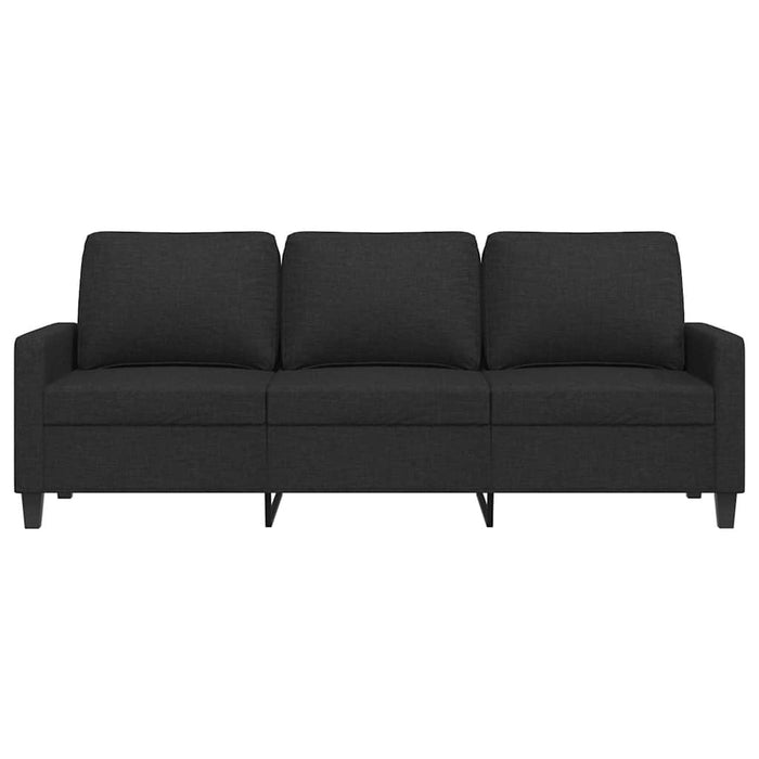 Canapea cu 3 locuri, negru, 180 cm, material textil - WALTI WALTI