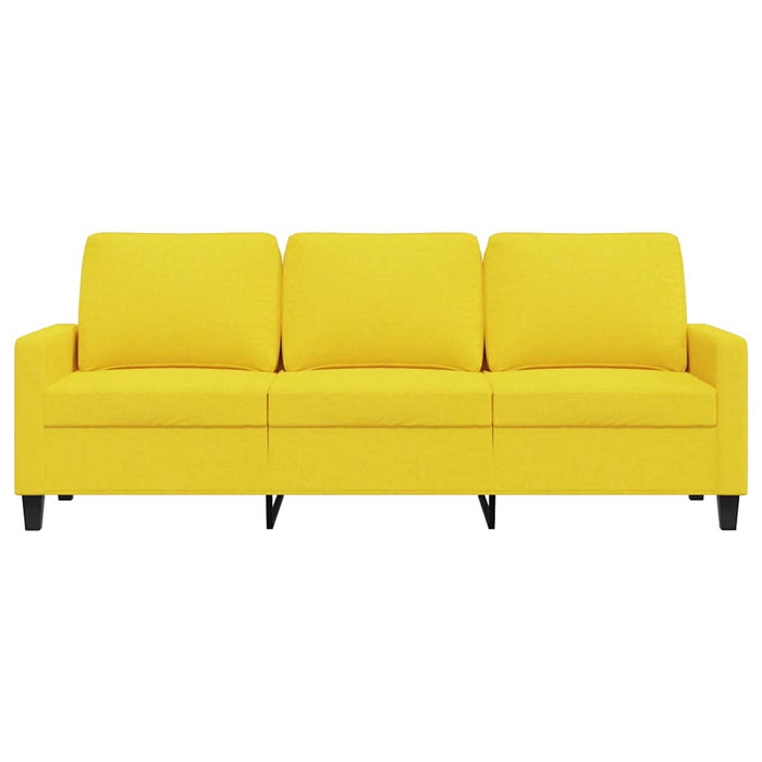 Canapea cu 3 locuri, galben deschis, 180 cm, material textil - WALTI WALTI