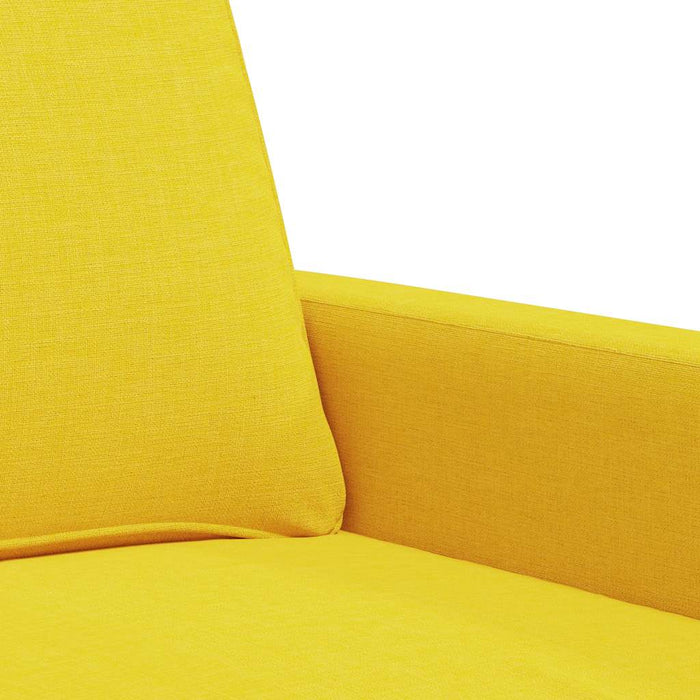 Canapea cu 3 locuri, galben deschis, 180 cm, material textil - WALTI WALTI