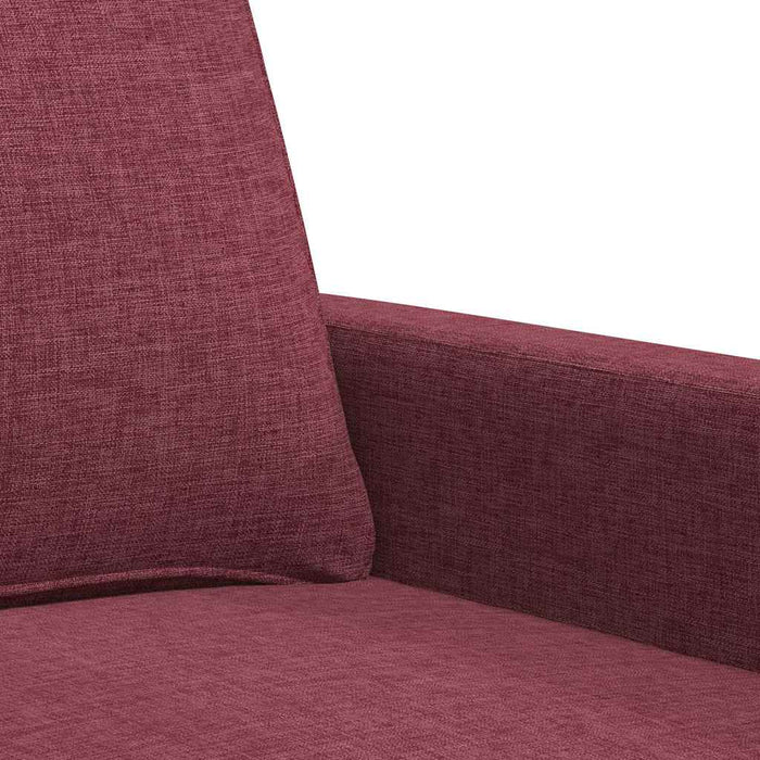 Canapea cu 3 locuri, roșu vin, 180 cm, material textil - WALTI WALTI