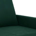 Fotoliu canapea, verde închis, 60 cm, catifea - WALTI WALTI