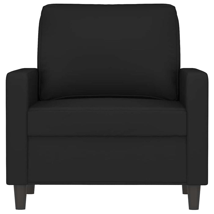Fotoliu canapea, Negru, 60 cm, catifea - WALTI WALTI