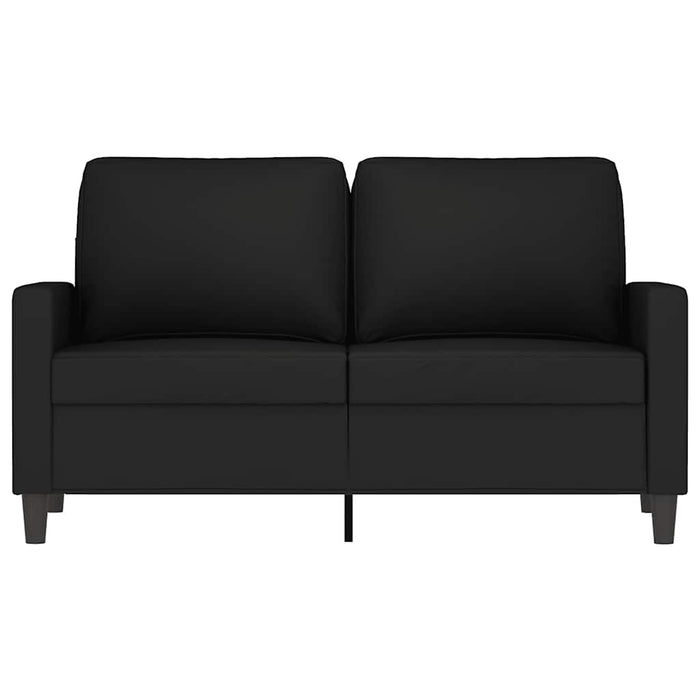 Canapea cu 2 locuri, negru, 120 cm, catifea - WALTI WALTI