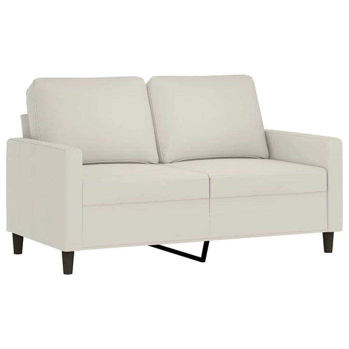 Canapea cu 2 locuri, crem, 120 cm, catifea - WALTI WALTI
