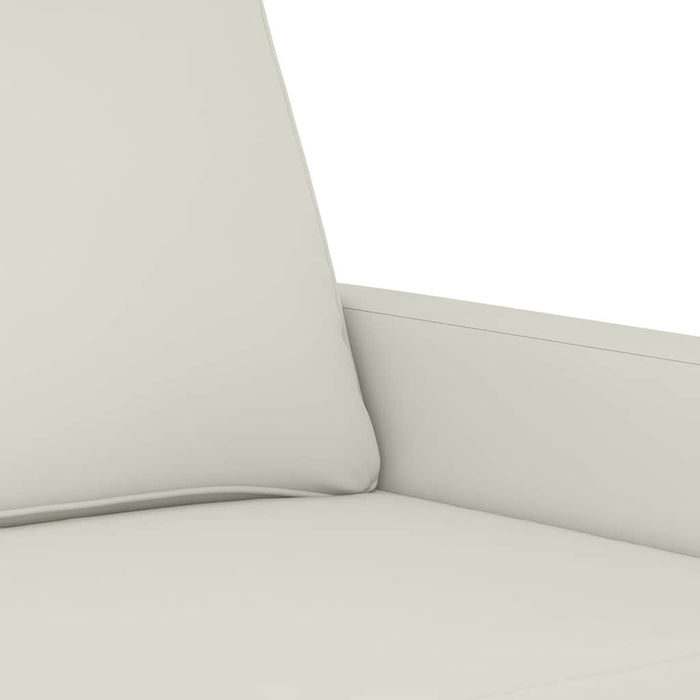 Canapea cu 2 locuri, crem, 120 cm, catifea - WALTI WALTI