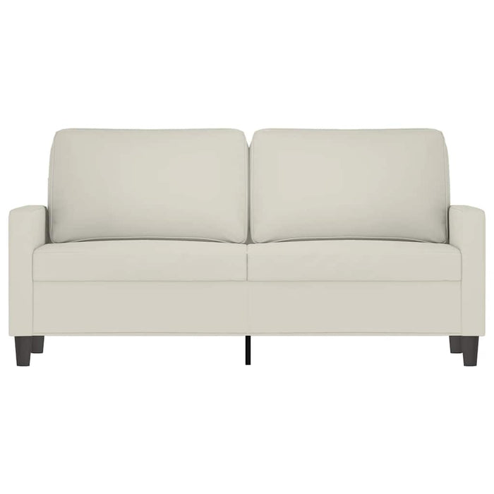 Canapea cu 2 locuri, crem, 140 cm, catifea - WALTI WALTI
