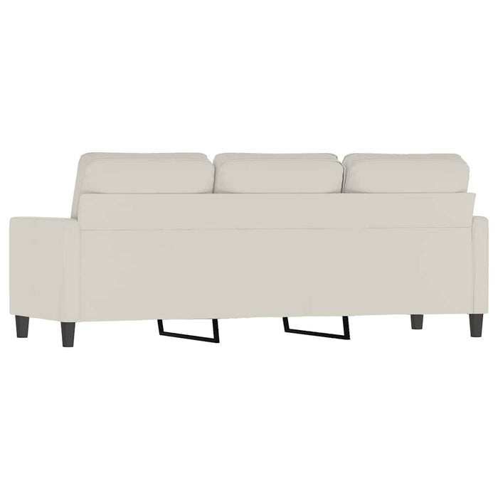 Canapea cu 3 locuri, crem, 180 cm, catifea - WALTI WALTI