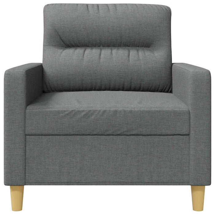 Fotoliu canapea, gri închis, 60 cm, material textil - WALTI WALTI