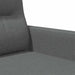 Fotoliu canapea, gri închis, 60 cm, material textil - WALTI WALTI