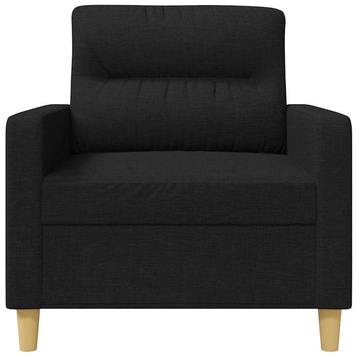 Fotoliu canapea, negru, 60 cm, material textil - WALTI WALTI