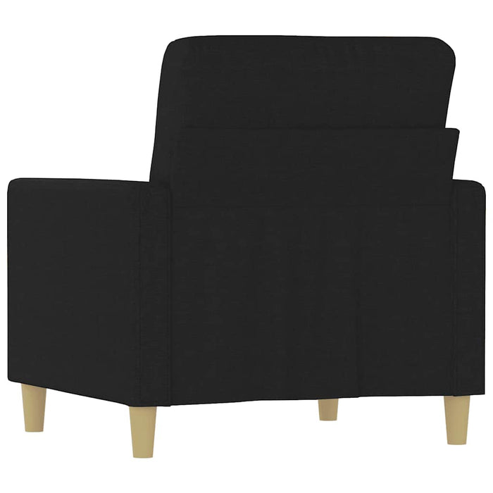 Fotoliu canapea, negru, 60 cm, material textil - WALTI WALTI