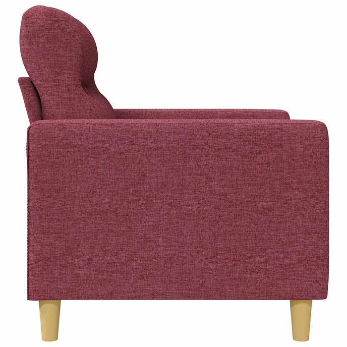 Fotoliu canapea, roșu vin, 60 cm, material textil - WALTI WALTI