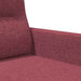 Fotoliu canapea, roșu vin, 60 cm, material textil - WALTI WALTI