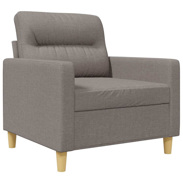 Fotoliu canapea, gri taupe, 60 cm, material textil - WALTI WALTI