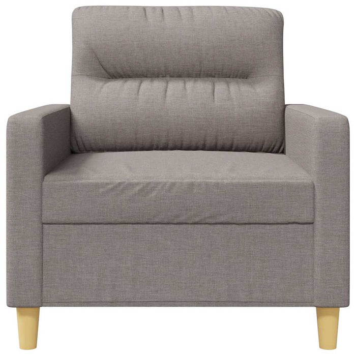 Fotoliu canapea, gri taupe, 60 cm, material textil - WALTI WALTI