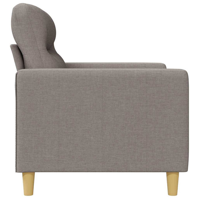 Fotoliu canapea, gri taupe, 60 cm, material textil - WALTI WALTI