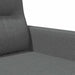 Canapea cu 2 locuri, gri închis, 120 cm, material textil - WALTI WALTI