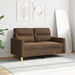Canapea cu 2 locuri, maro, 120 cm, material textil - WALTI WALTI
