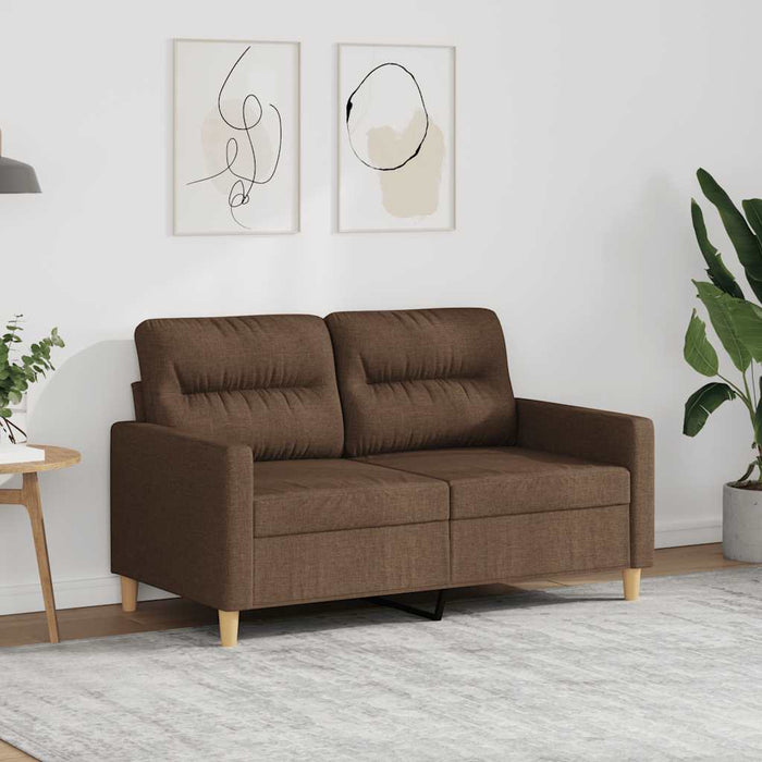 Canapea cu 2 locuri, maro, 120 cm, material textil - WALTI WALTI