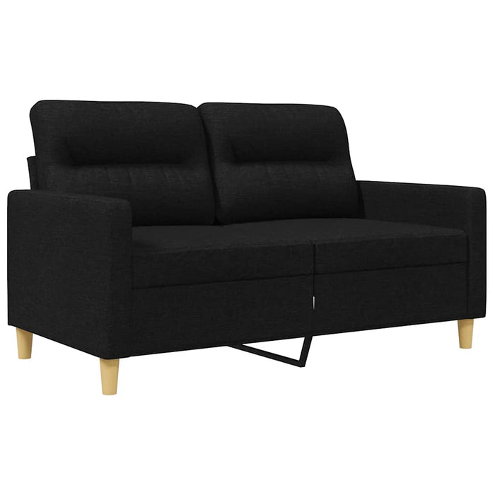 Canapea cu 2 locuri, negru, 120 cm, material textil - WALTI WALTI