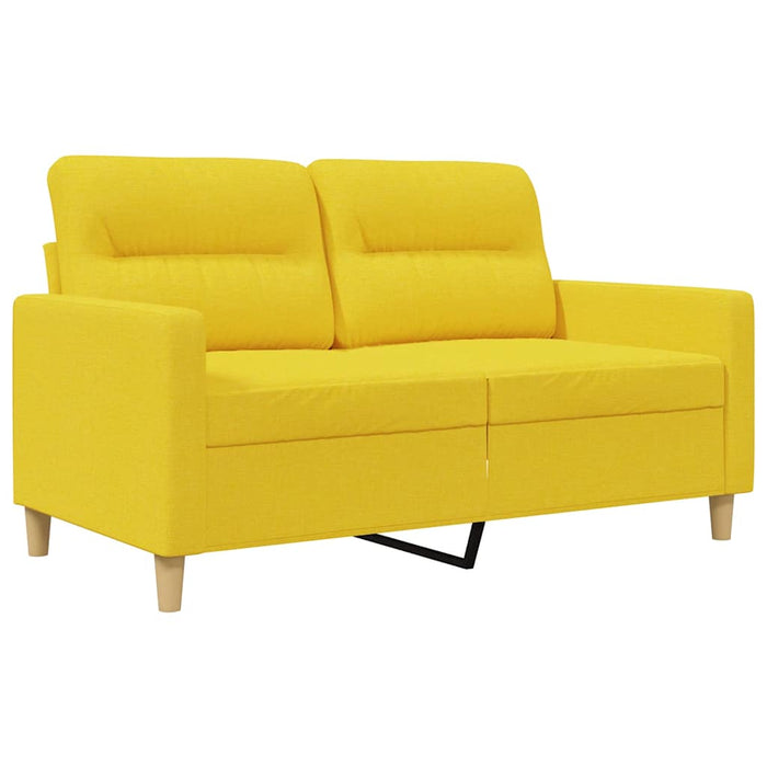 Canapea cu 2 locuri, galben deschis, 120 cm, material textil - WALTI WALTI