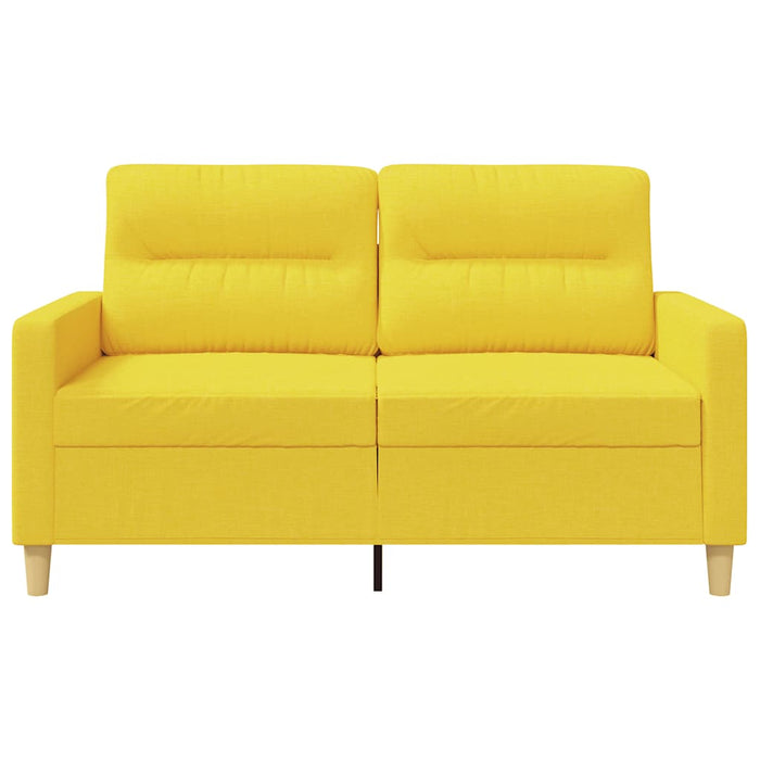 Canapea cu 2 locuri, galben deschis, 120 cm, material textil - WALTI WALTI