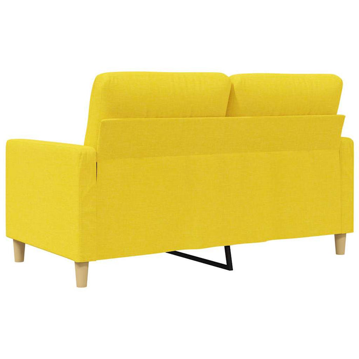 Canapea cu 2 locuri, galben deschis, 120 cm, material textil - WALTI WALTI
