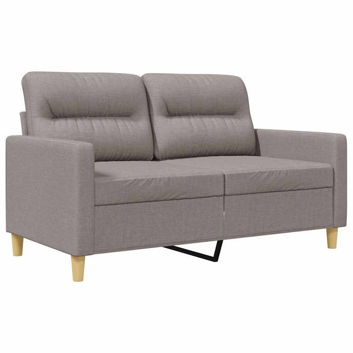 Canapea cu 2 locuri, gri taupe, 120 cm, material textil - WALTI WALTI