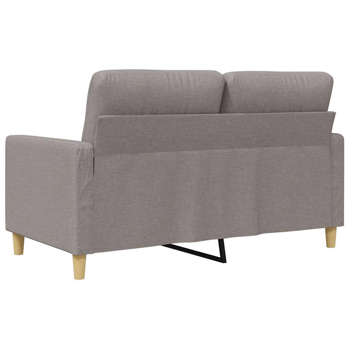Canapea cu 2 locuri, gri taupe, 120 cm, material textil - WALTI WALTI