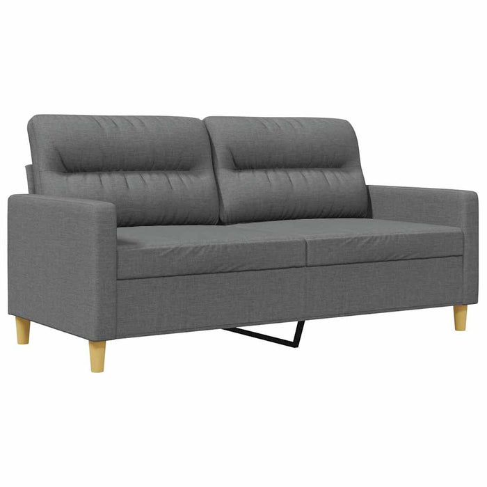 Canapea cu 2 locuri, gri închis, 140 cm, material textil - WALTI WALTI