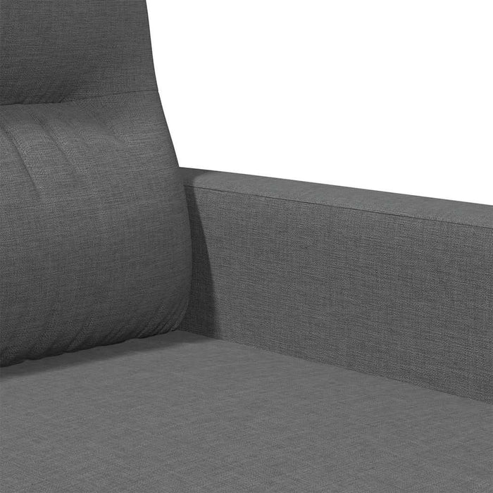 Canapea cu 2 locuri, gri închis, 140 cm, material textil - WALTI WALTI