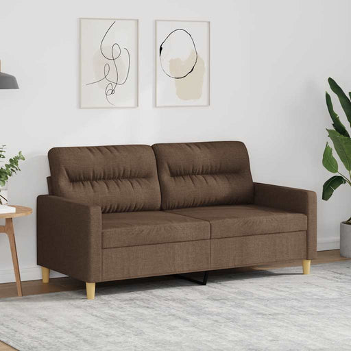 Canapea cu 2 locuri, maro, 140 cm, material textil - WALTI WALTI