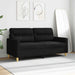 Canapea cu 2 locuri, negru, 140 cm, material textil - WALTI WALTI