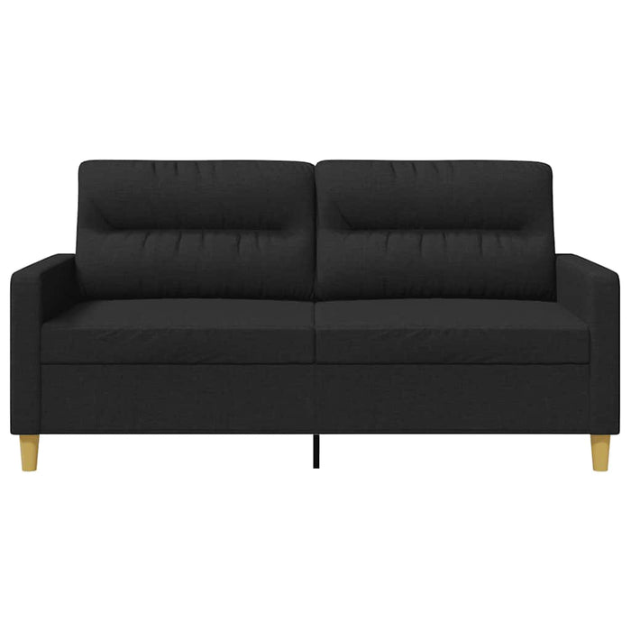 Canapea cu 2 locuri, negru, 140 cm, material textil - WALTI WALTI