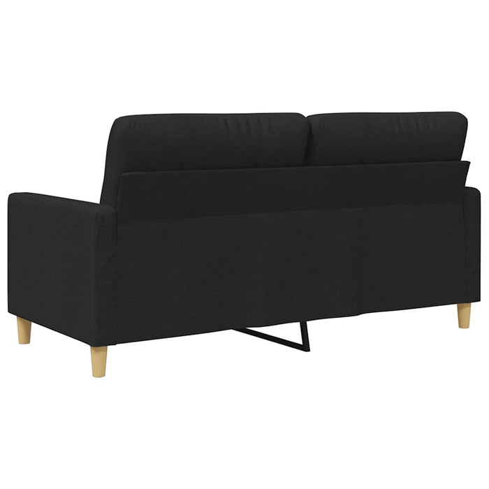 Canapea cu 2 locuri, negru, 140 cm, material textil - WALTI WALTI