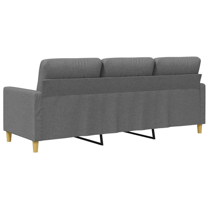 Canapea cu 3 locuri, gri închis, 180 cm, material textil - WALTI WALTI