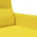 Canapea cu 3 locuri, galben deschis, 180 cm, material textil - WALTI WALTI