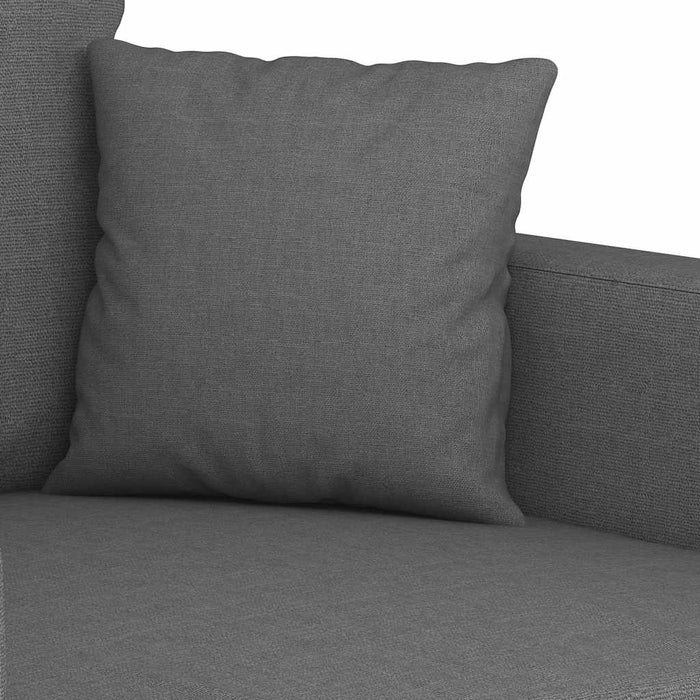 Fotoliu canapea, gri închis, 60 cm, material textil WALTI