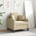 Fotoliu canapea, crem, 60 cm, material textil - WALTI WALTI