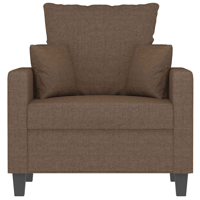 Fotoliu canapea, maro, 60 cm, material textil - WALTI WALTI