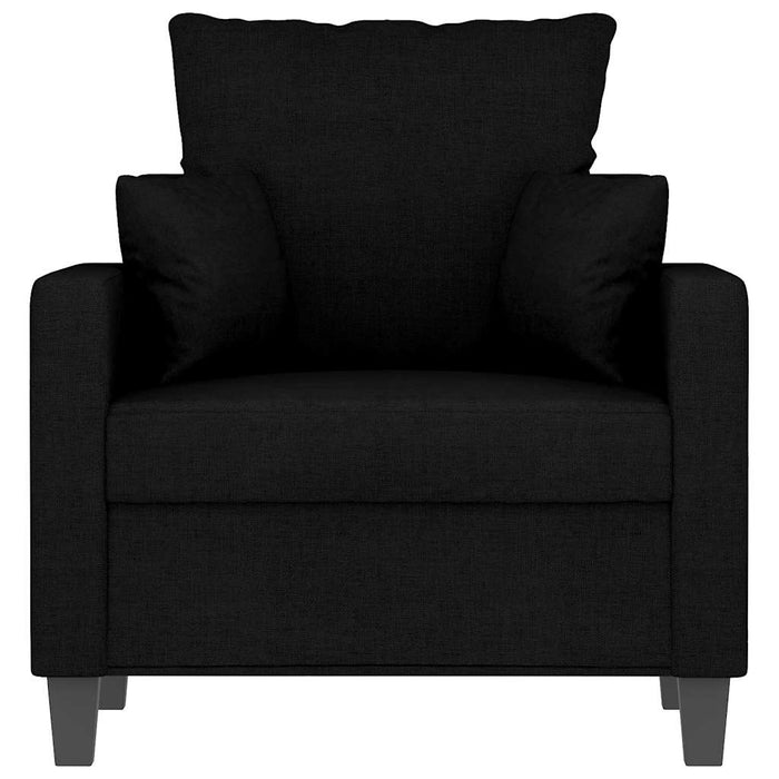 Fotoliu canapea, negru, 60 cm, material textil - WALTI WALTI