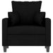 Fotoliu canapea, negru, 60 cm, material textil - WALTI WALTI