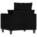 Fotoliu canapea, negru, 60 cm, material textil - WALTI WALTI