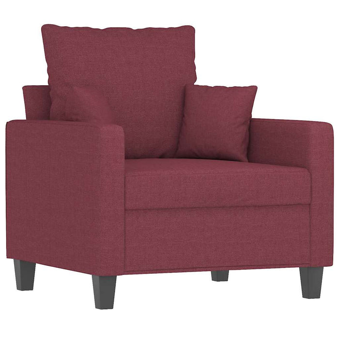 Fotoliu canapea, roșu vin, 60 cm, material textil - WALTI WALTI