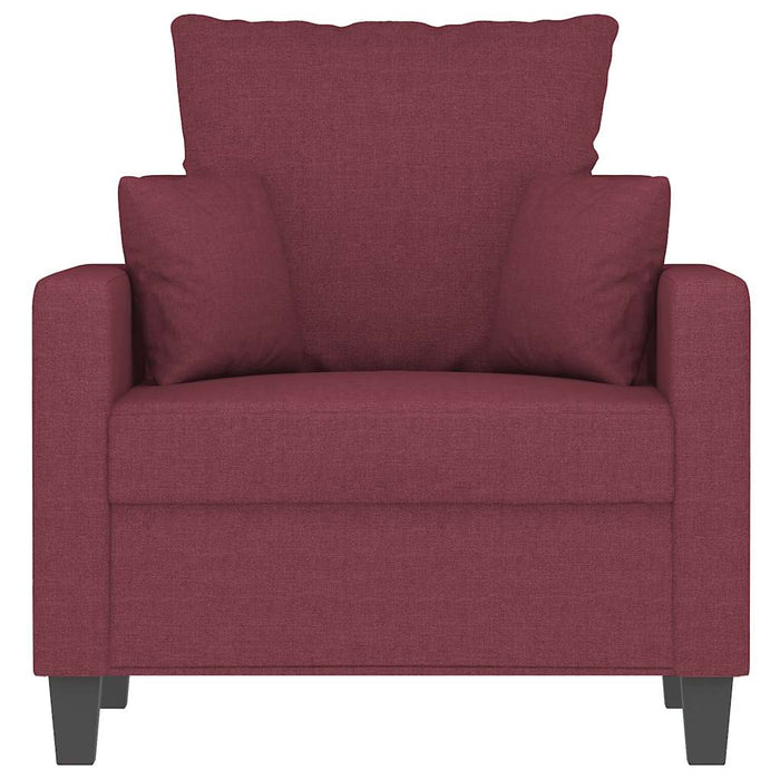 Fotoliu canapea, roșu vin, 60 cm, material textil - WALTI WALTI