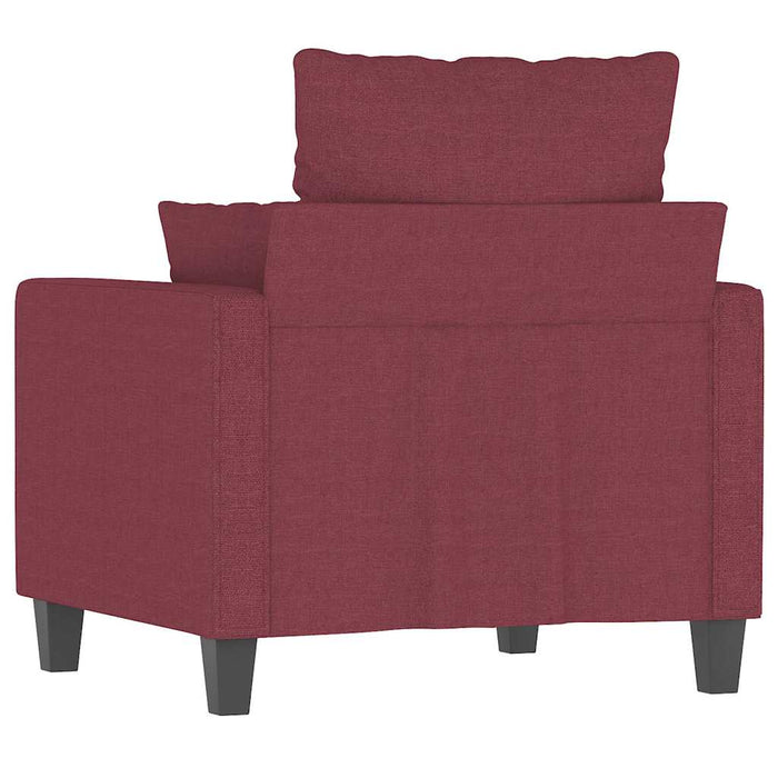 Fotoliu canapea, roșu vin, 60 cm, material textil - WALTI WALTI