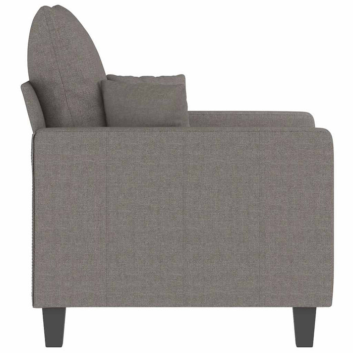 Fotoliu canapea, gri taupe, 60 cm, material textil - WALTI WALTI