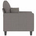 Fotoliu canapea, gri taupe, 60 cm, material textil - WALTI WALTI