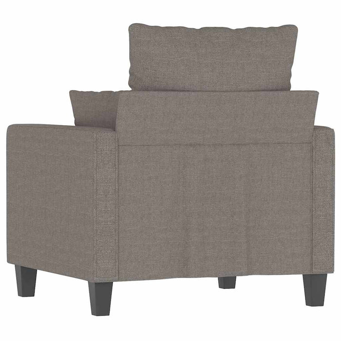Fotoliu canapea, gri taupe, 60 cm, material textil - WALTI WALTI