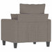Fotoliu canapea, gri taupe, 60 cm, material textil - WALTI WALTI